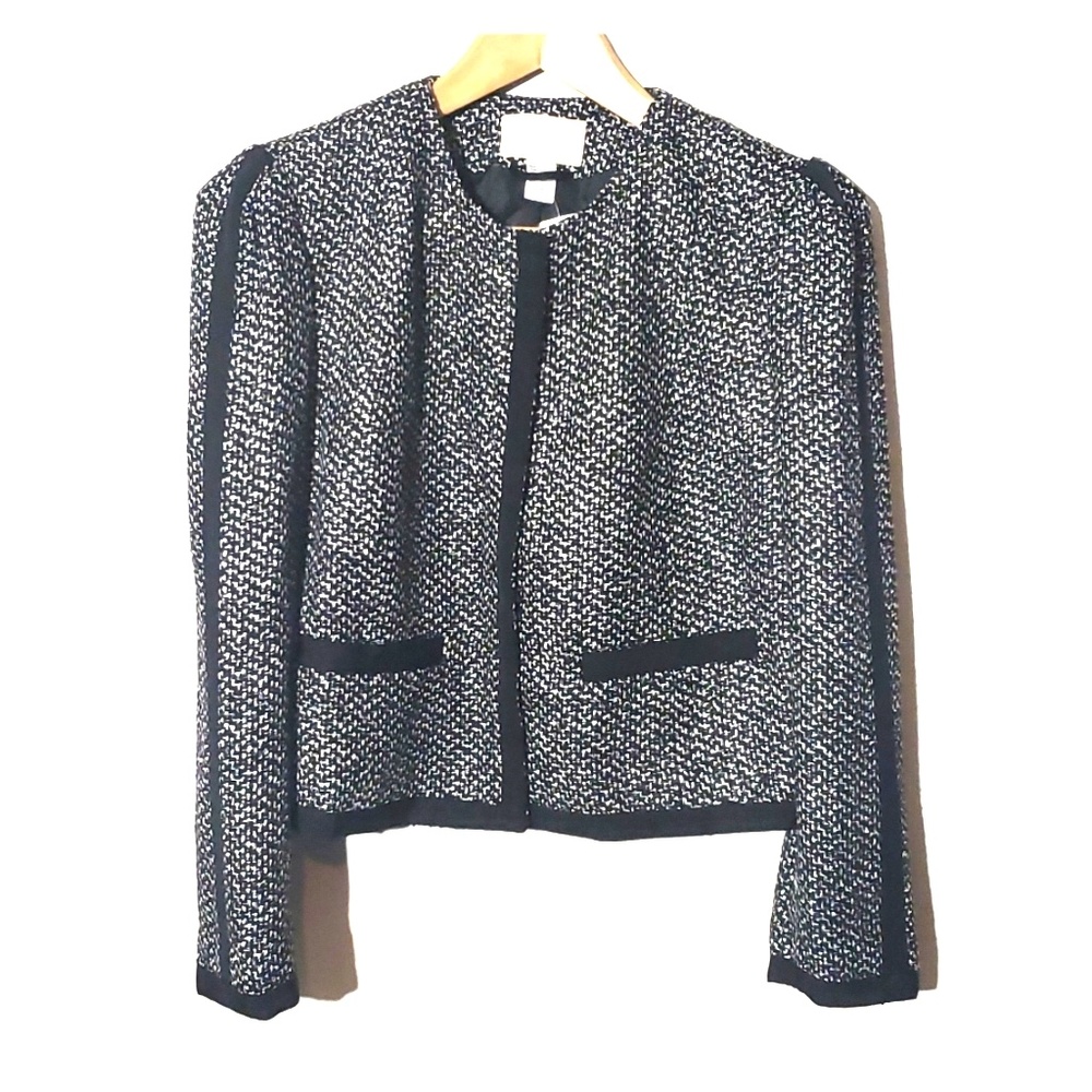 H&M trend cropped tweed blazer/jacket